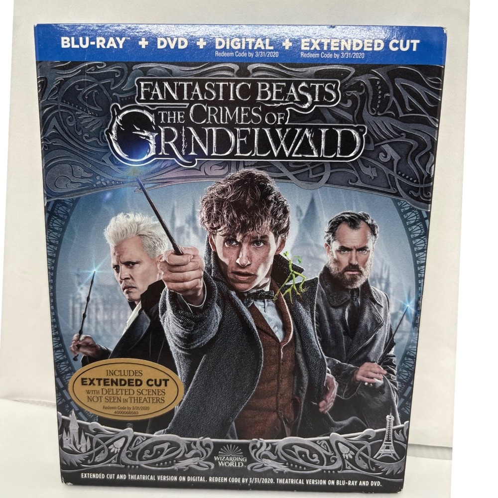 Fantastic Beasts The Crimes of Grindelwald Blu-ray DVD Digital Extended‎